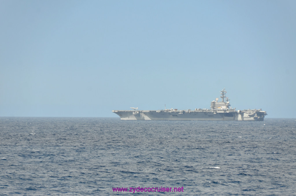 046: Golden Princess Coastal Cruise, Sea Day, USS Ronald Reagan, 