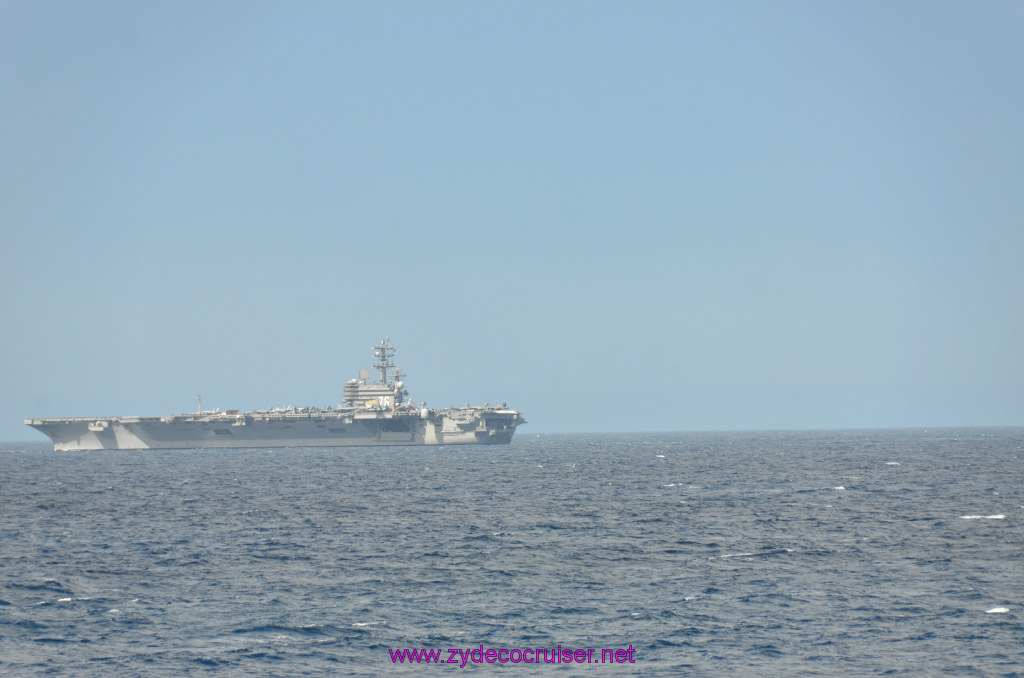 046: Golden Princess Coastal Cruise, Sea Day, USS Ronald Reagan, 