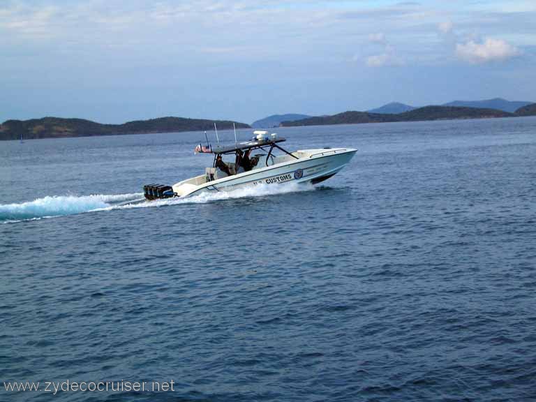 031: Sailing Yacht Arabella - British Virgin Islands - Customs Boat