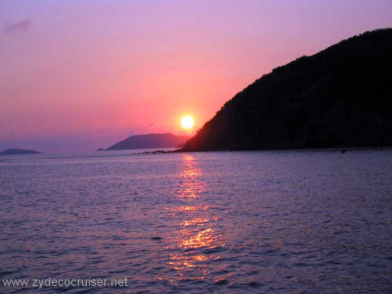 533: Sailing Yacht Arabella - British Virgin Islands - Jost Van Dyke - Sunset