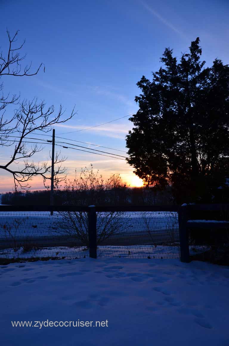 422: New Year's Eve, Paris, KY, Sunset