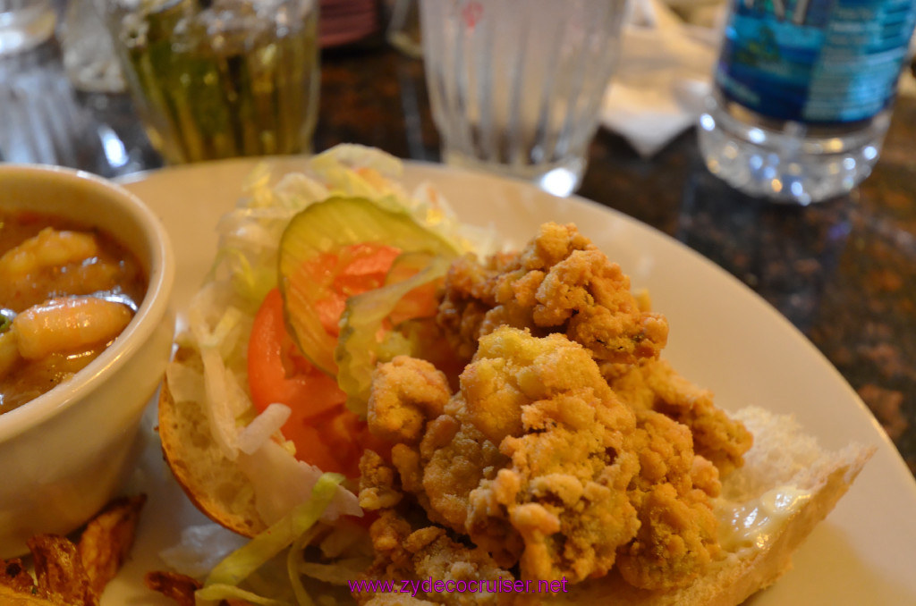 251: Oak Alley Plantation, 1/2 Oyster Poboy