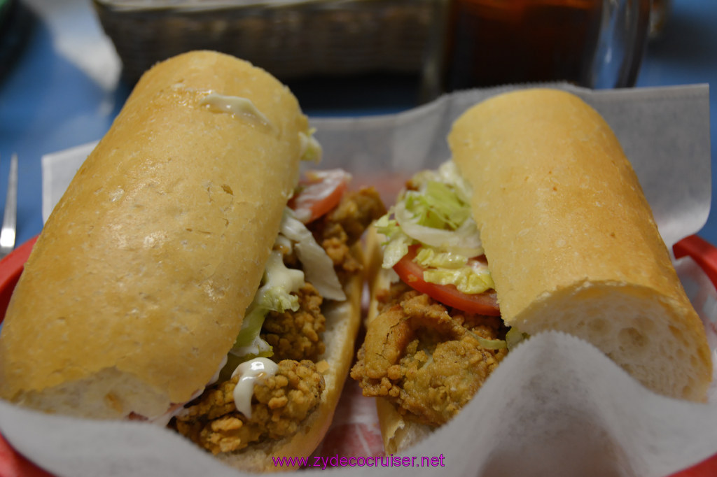 007: Celebration in the Oaks, New Orleans, Dec 2013, Large Oyster Poboy Dressed, 