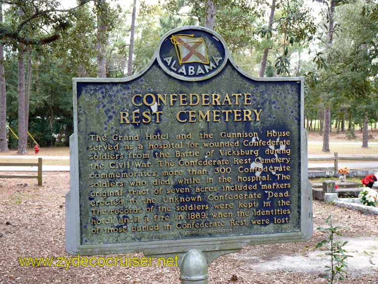 279: Christmas, 2009, Confederate Rest Memorial Cemetery, Point Clear Cemetery, Point Clear, Alabama