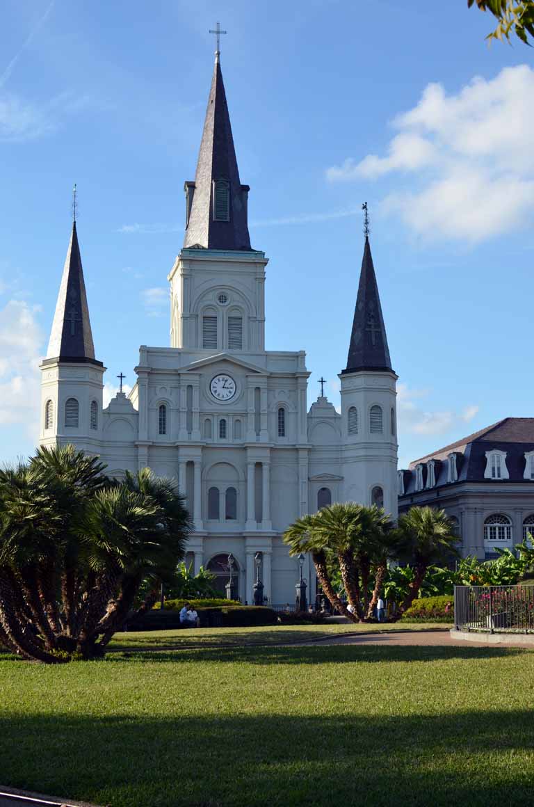 095: New Orleans, LA, November, 2010, French Quarter, St Louis Cathedral, Jackson Square