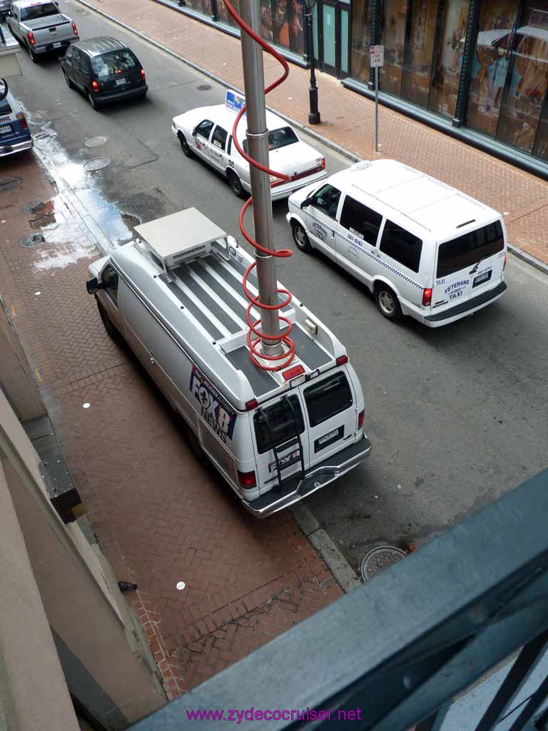 111: Fox Van they were kind enough to park by our balcony