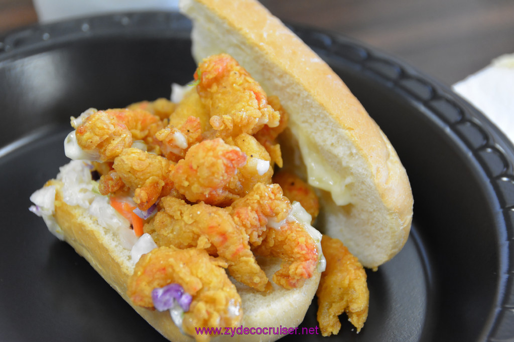 Homer Seafood, 1/2 Fried Crawfish Poboy