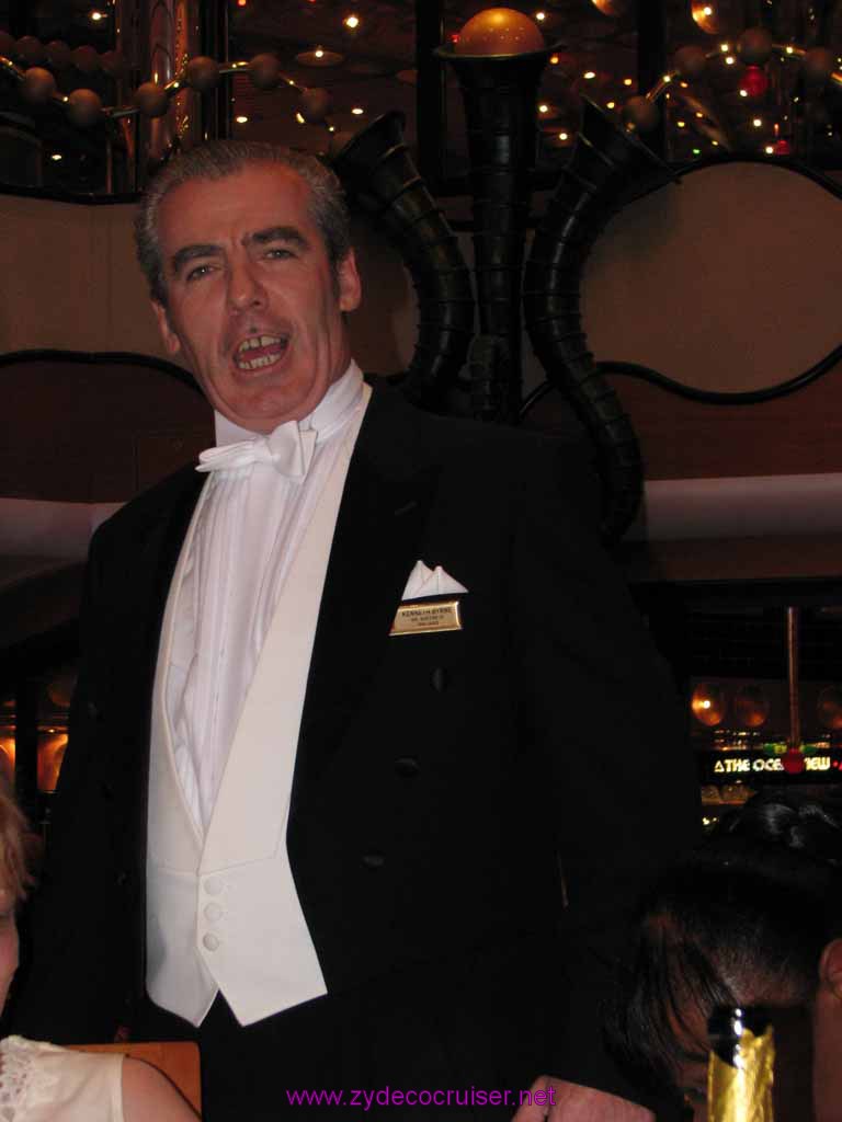 Carnival's Senior Maitre d' Ken Byrne